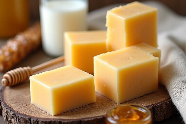 ミルクハチミツ石けん
